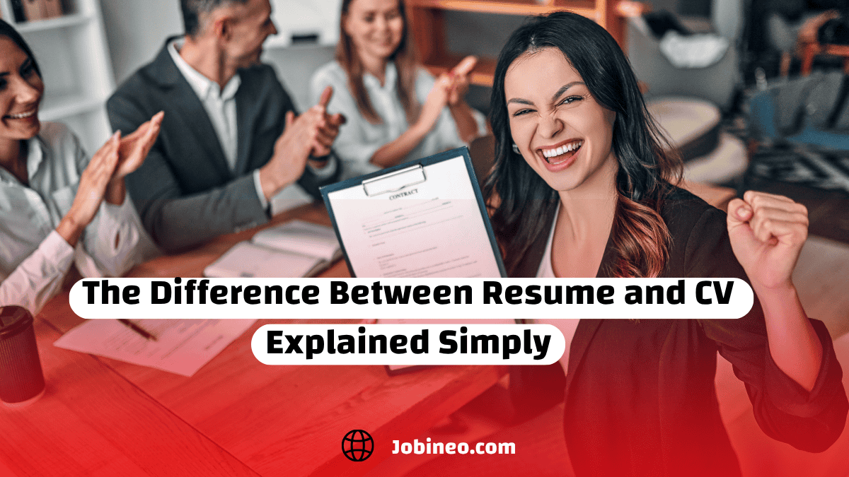 The Difference Between Resume and CV Explained Simply