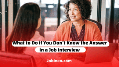 What to Do if You Don’t Know the Answer in a Job Interview